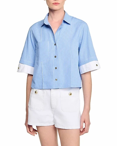Sandro Denim Shorts