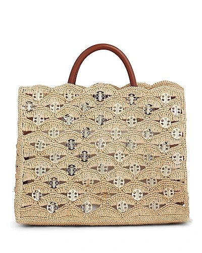 Rabanne Raffia Tote Bag