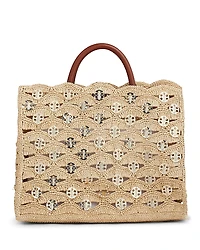 Rabanne Raffia Tote Bag