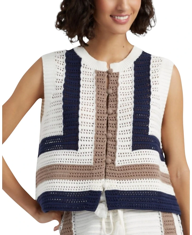 Chinti & Parker Women's Cotton Capri Vest