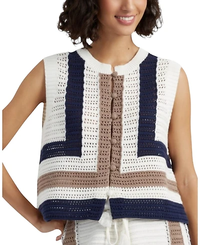 Chinti & Parker Women's Cotton Capri Vest