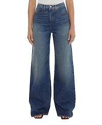 Rudes Denim High Rise Phoenix Wide Leg Jeans