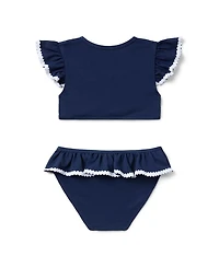 Girls' Ric Rac Two Piece Swim - Little Kid, Big Kid