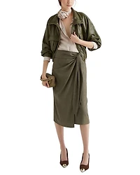 Loretta Faux Leather Jacket