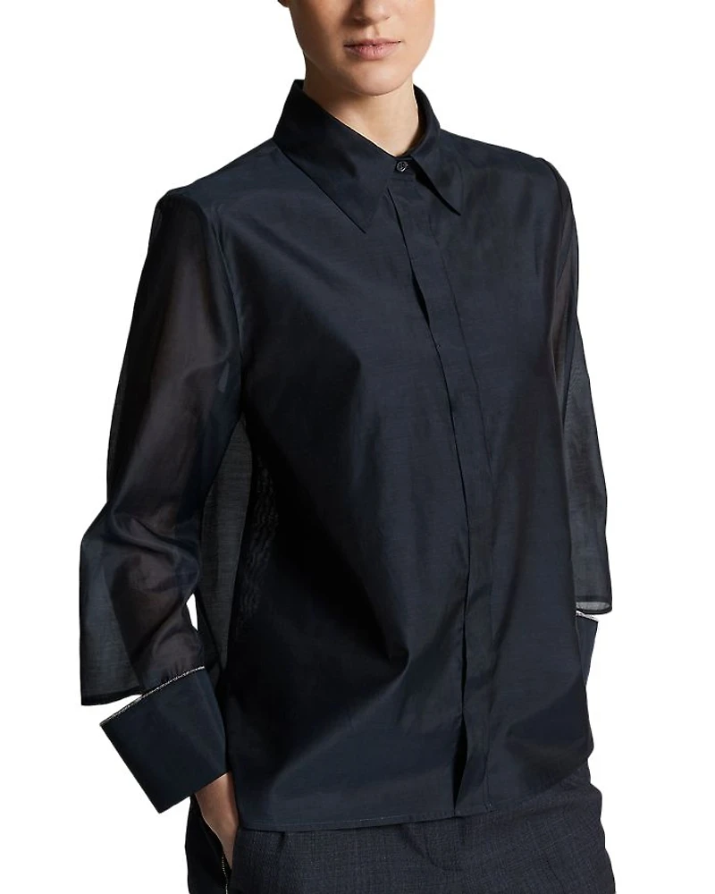 Cotton and Silk Blouse