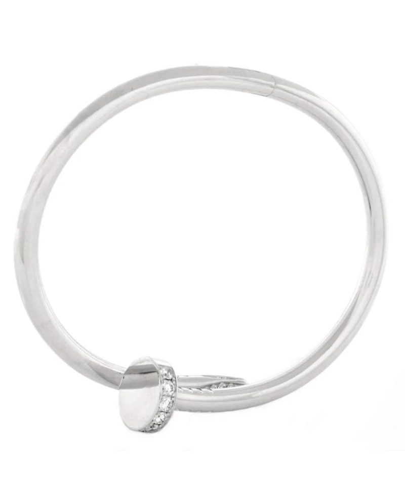 Classic Juste un Clou Bracelet 18K White Gold with Diamonds