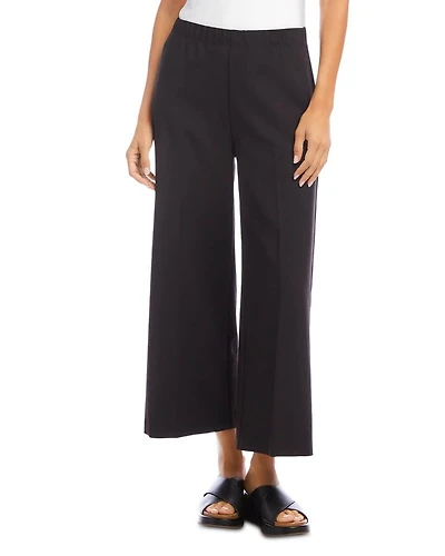 Petite Cropped Wide Leg Pants