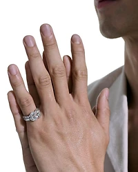 Sterling Silver Love Knot Weave Ring