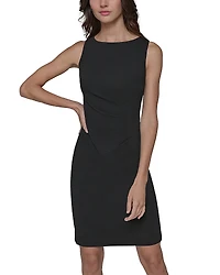 Karl Lagerfeld Paris Holiday Crepe Sheath Dress
