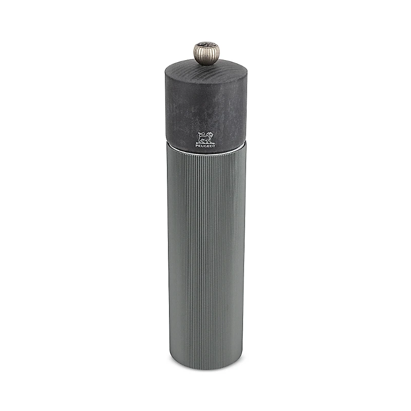Peugeot Line Pepper Mill, Carbon Aluminum and Beechwood, 9
