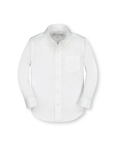 Hope & Henry Boys' Organic Poplin Button Down Shirt - Baby