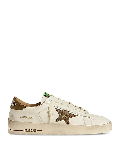 Golden GooseMen's Stardan Low Top Sneakers