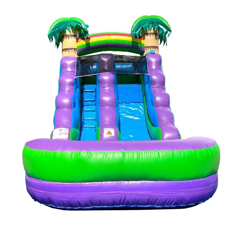 Inflatable Water Slide (Without Blower) - 21' x 9' x 12' Foot Backyard Inflatable Slide for Summer Fun - Slide with Water Pool for Kids
