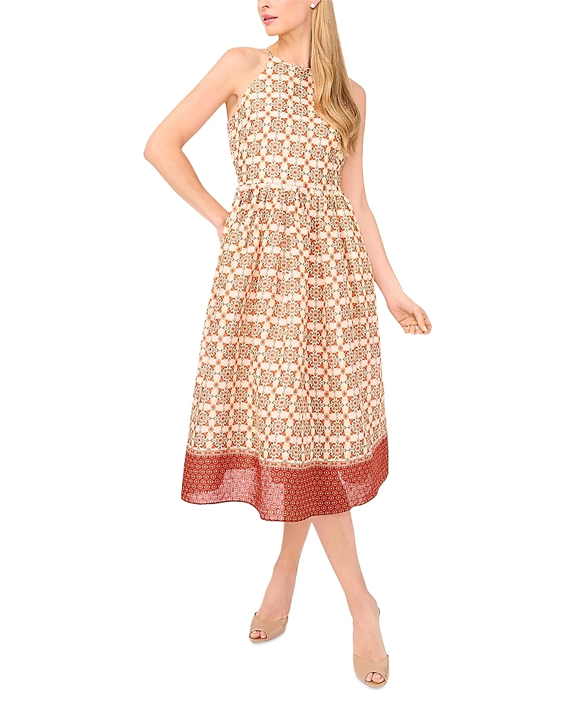 Ted Baker Geo Detail Midi Dress