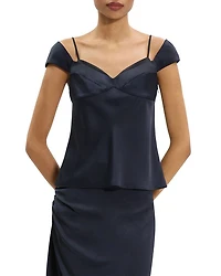 Cap Sleeve Peek Top