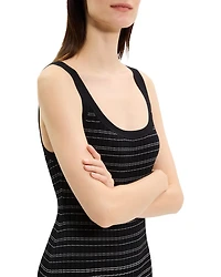 Contrast Stripe Dress
