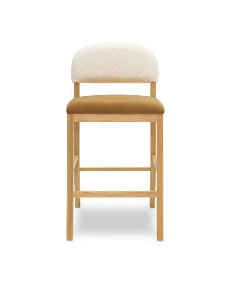 Calla Performance Velvet Counter Stool