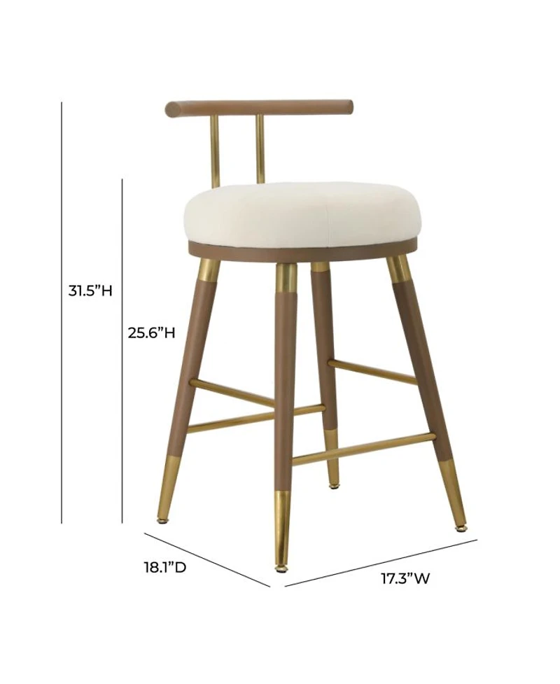 Juniper Velvet Counter Stool