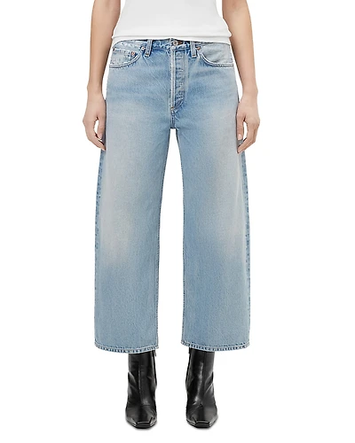 Agolde Arc Mid Rise Crop Wide Jeans