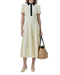 Ghost London Bethan Crepe Midi Shirt Dress