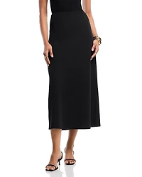 Aqua Flared Midi Skirt - Exclusive