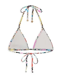 Rainbow Oasis Triangle Bikini Top