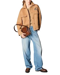 Mid Rise Oversized Jeans Light Blue