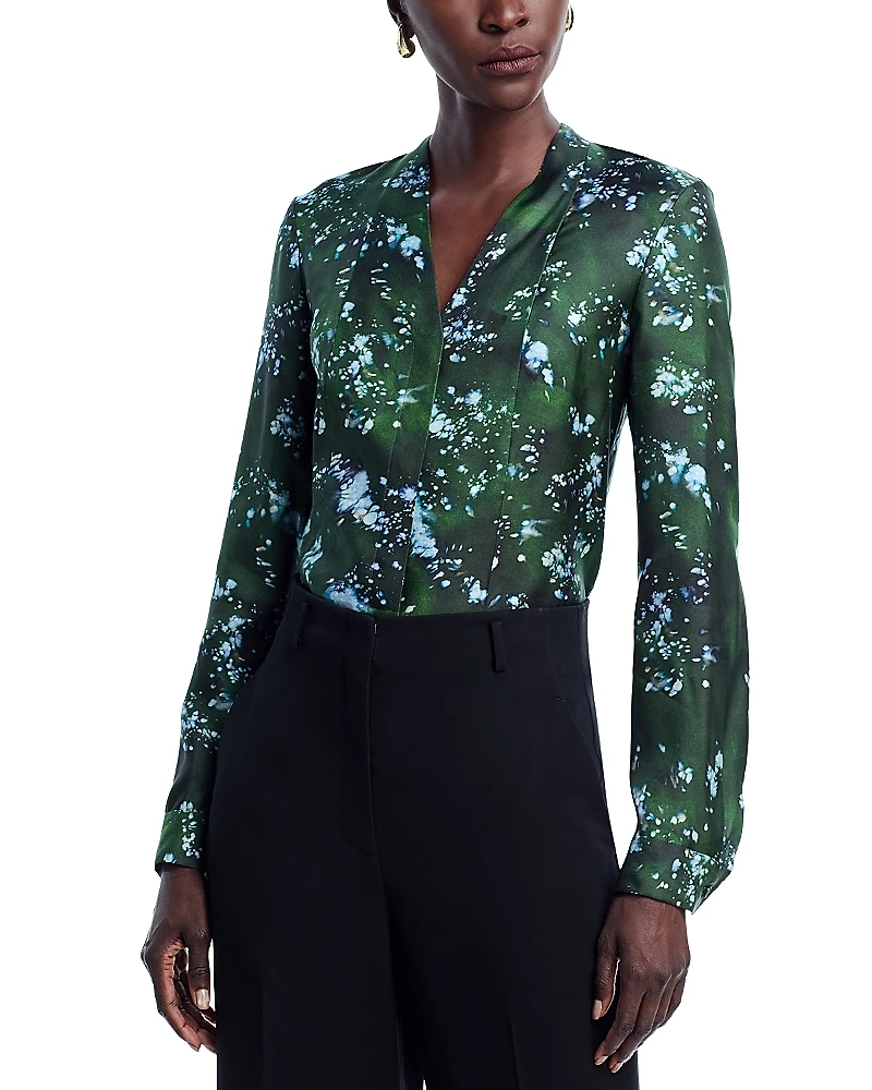 Lafayette 148 New York Silk Blouse