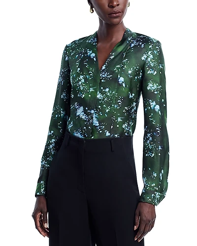 Lafayette 148 New York Silk Blouse