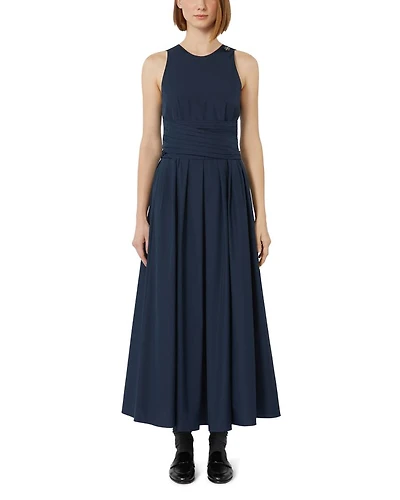 Ussita Ultramarine Cotton Dress