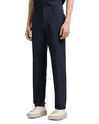 Emporio Armani Regular Fit Textured Stretch Pants