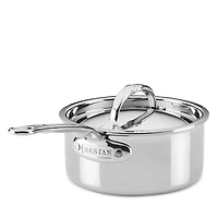 Hestan ProBond Luxe Quart Professional Clad Stainless Steel Saucepan with Lid