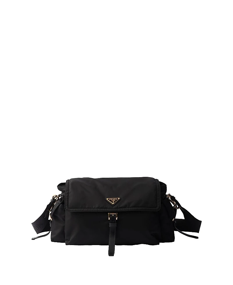 Prada Explore Large Re-Nylon Shoulder Bag With Flap