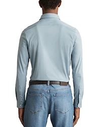 Duke Slim Fit Soft Jersey Button Front Shirt