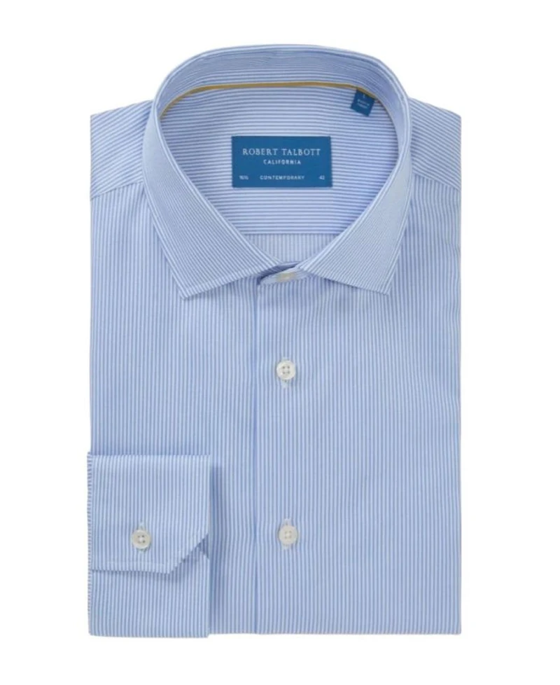 Reynolds Mini Stripe Twill Classic Fit Shirt