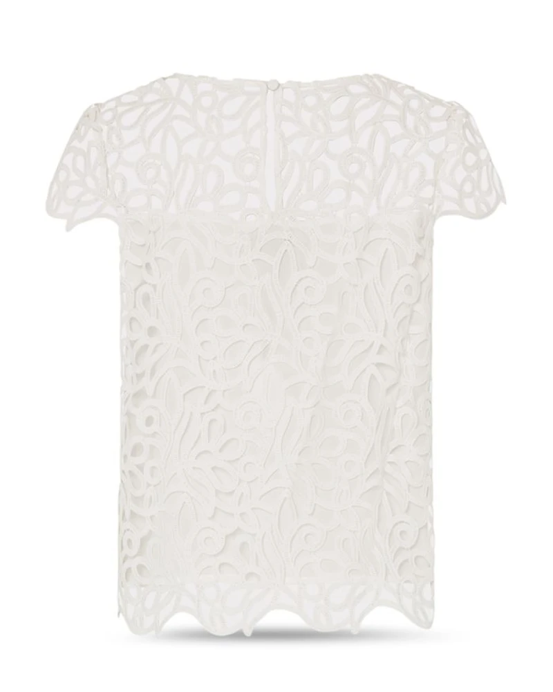 Baby Curled Lace Top