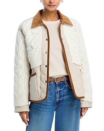 rag & bone Ivy Mixed Media Jacket - Exclusive