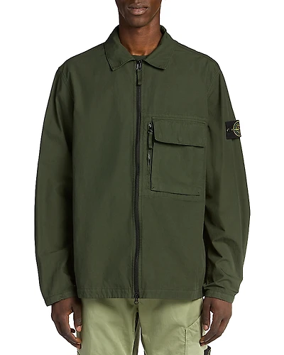 Stone Island Juniper Zip Front Shirt Jacket