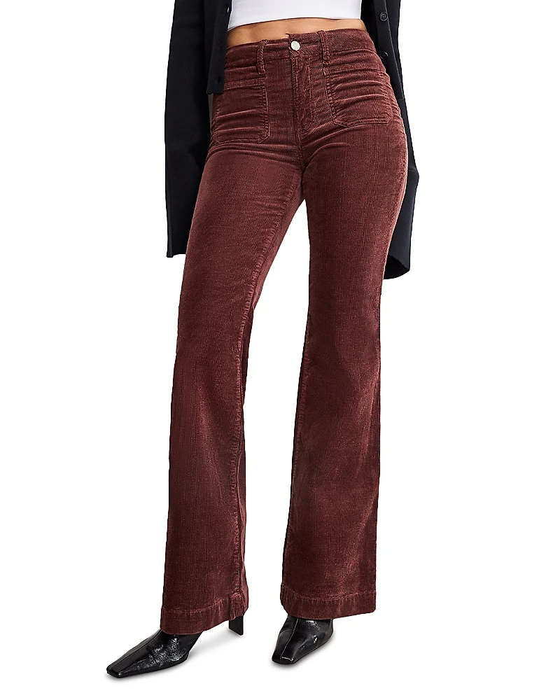 Good American Legs Flare Corduroy Jeans