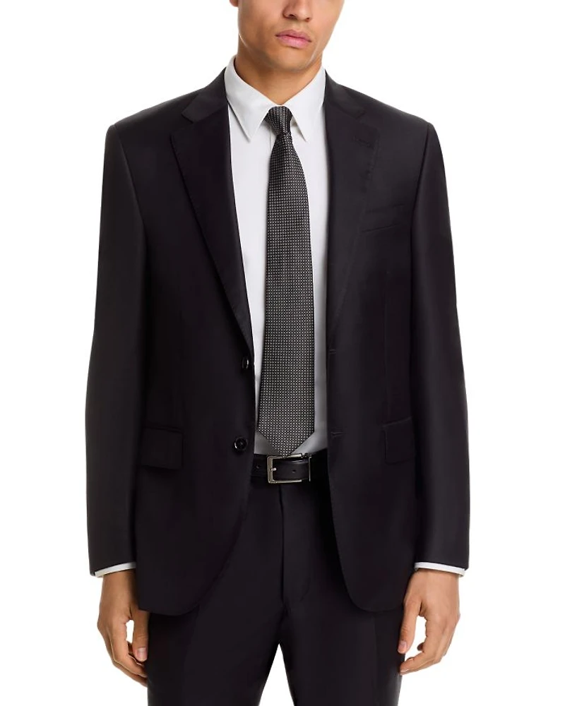 Flynn Solid Classic Wool Regular Fit Suit