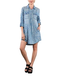 Bandana Shirt Dress