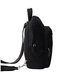 Re-Nylon and Saffiano Leather Backpack