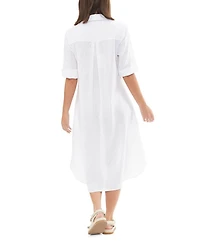 Molly Linen Shirt Dress