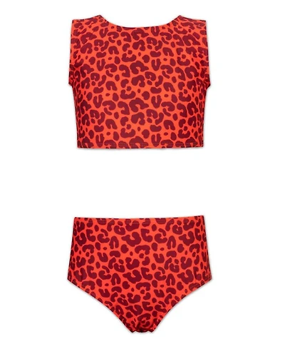 Girls' Amber Roar Allegra Swimwear Bikini Top and Bottom - Little Kid, Big Kid