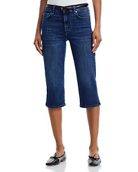 High Rise Cropped Slim Jeans Soho Dark