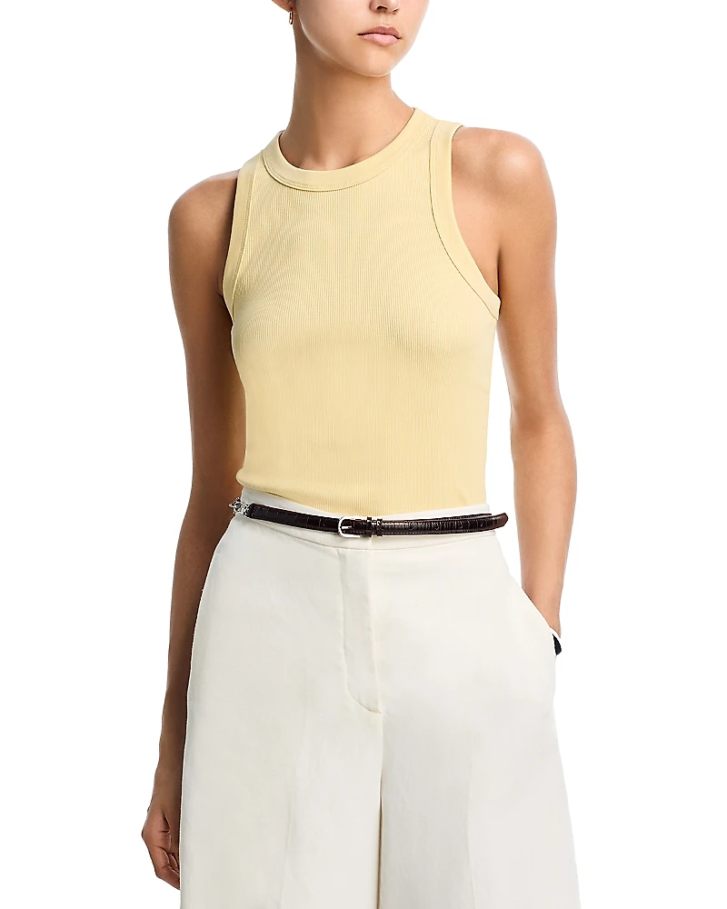 Veronica Beard Jordyn Cropped Tank Top