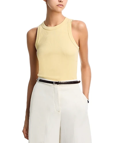 Veronica Beard Jordyn Cropped Tank Top