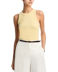 Veronica Beard Jordyn Cropped Tank Top