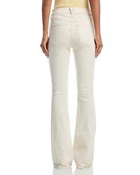 Beverly High Rise Skinny Flare Jeans Ecru