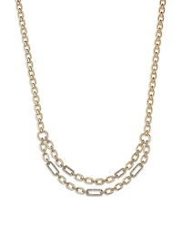 Bloomingdale's Fine Collection Diamond Double Row Collar Necklace